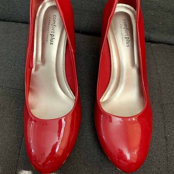 Comfort Plus Red Heels size 7.5 shoes